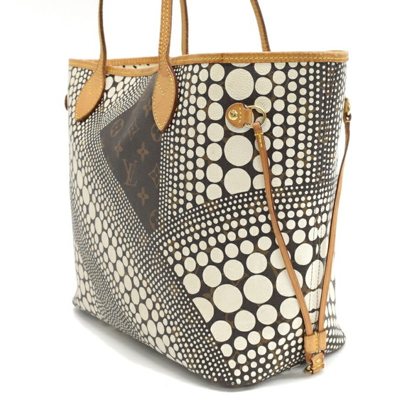 Louis Vuitton Neverfull MM Bronze Wave Yayoi Kusama White - Picture 2 of 9